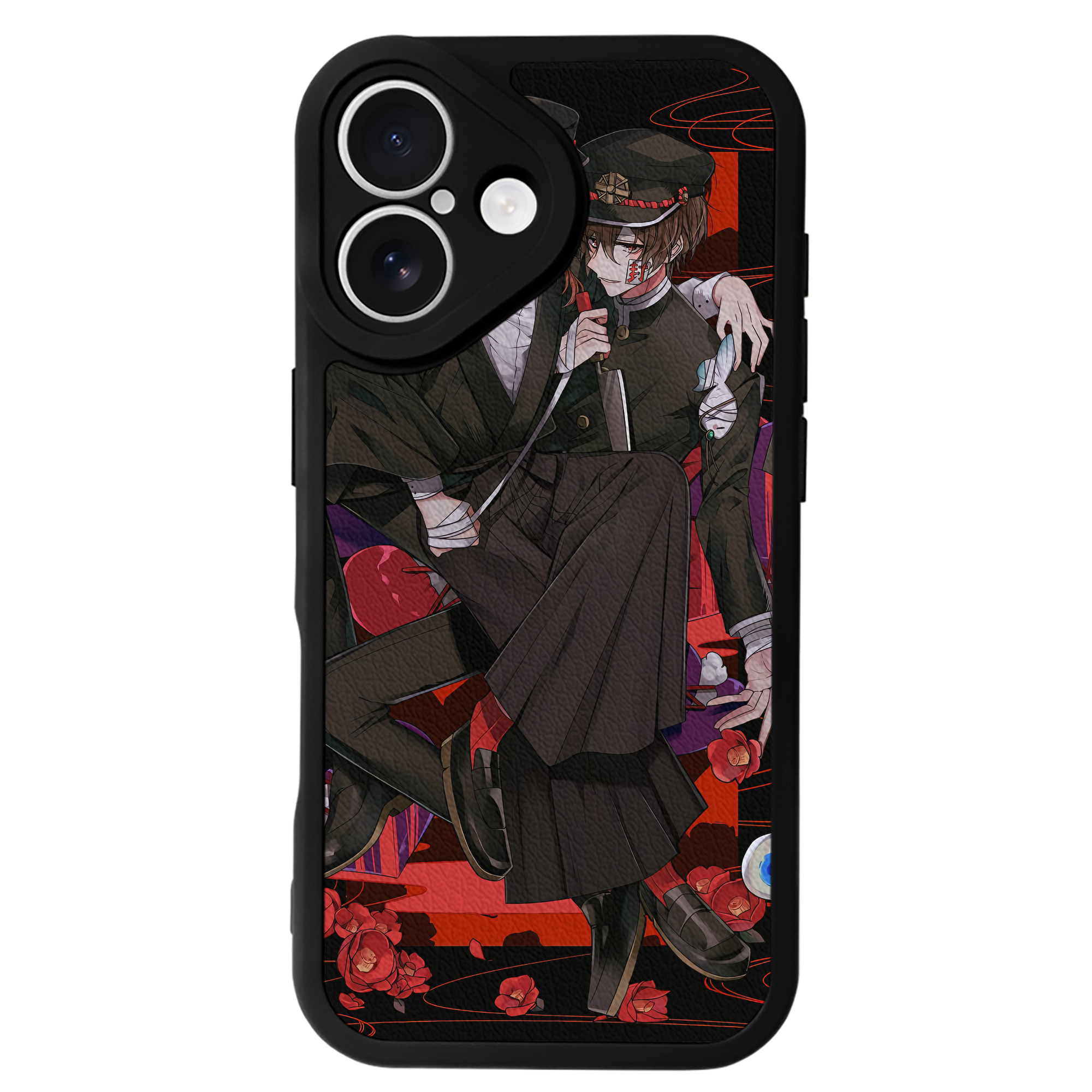 （画像用） 文豪ストレイドッグス Bungo Stray Dogs 【iPhone 16シリーズ対応】シリコンスマホケース（レザー調） 材質：シリコン